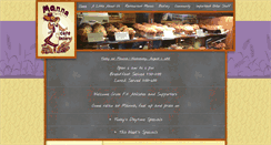 Desktop Screenshot of mannacafe.com